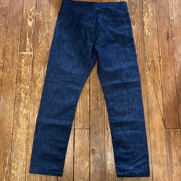 LEE 101 Slim Chino JEANS 30% LINEN W30 L32 - Picture 11 of 11